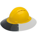 Erb Safety Sun Shield, Hard Hat, Americana Vent Full Brim, AS4E3 17925